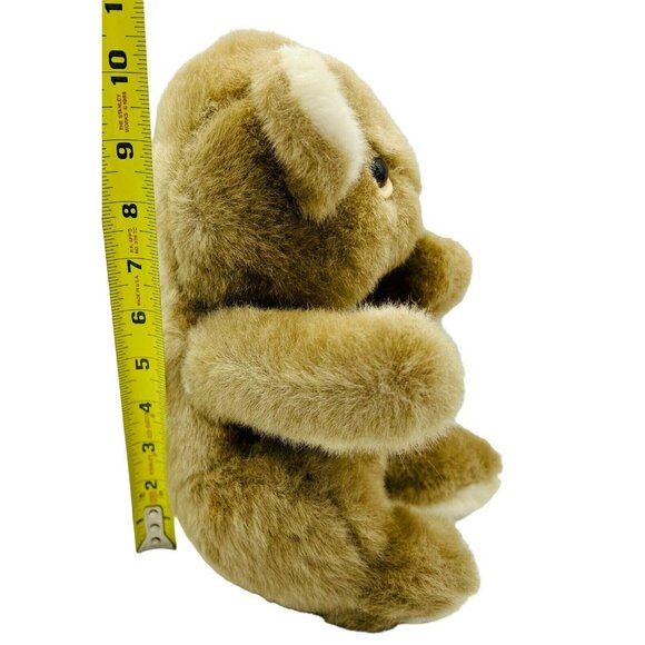 Vintage Kamar Bear Plush Stuffed Teddy 10 Inch Japan Air Brushed Honey Color - Picture 10 of 10